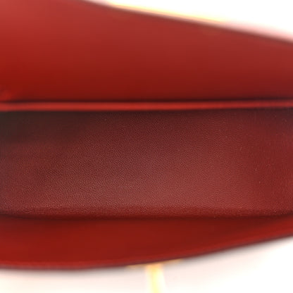 Hermes Madame Calfskin Mini Kelly Sellier 20 Rouge H 6 of 11