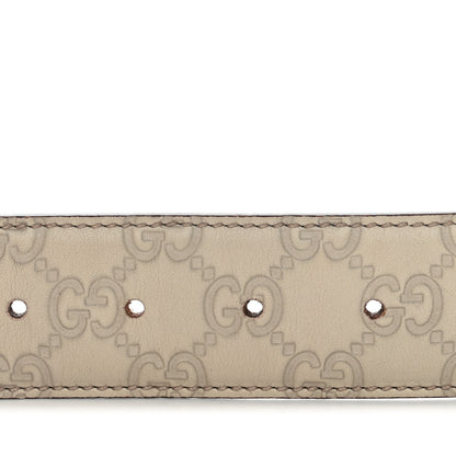 Gucci Guccissima Interlocking G 40mm Belt 85 34 Off White 5 of 5
