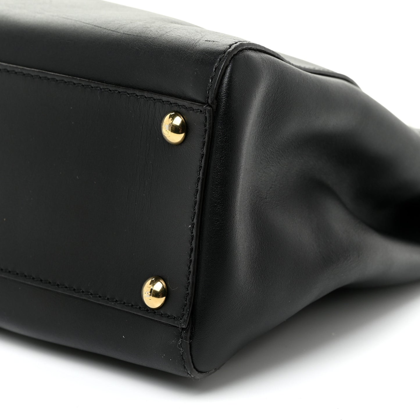 Vitello Morgan Fabric Jacquard Pequin Medium Peekaboo Iconic Satchel Black Tobacco