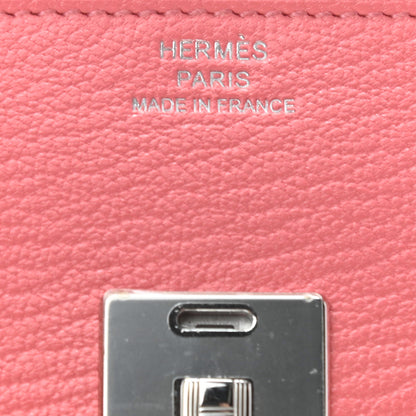 Hermes Chevre Mysore Mini Clic Card Holder Rose D'Ete 6 of 6