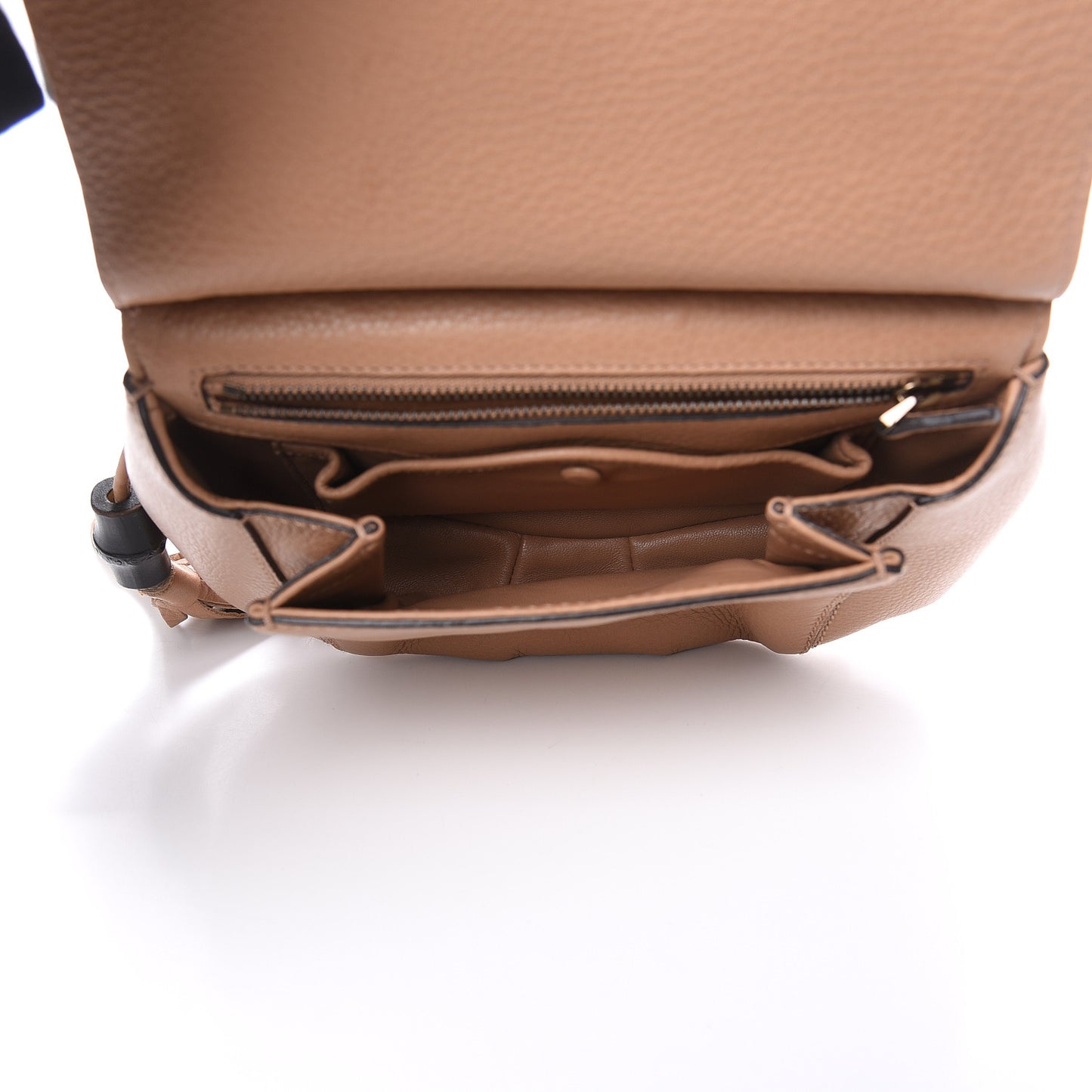 Calfskin Small Nouveau Shoulder Bag Camelia