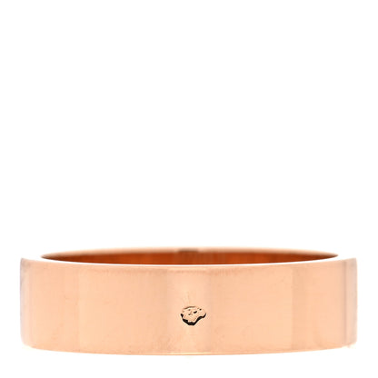 Hermes 18K Rose Gold Diamond PM Kelly Ring 52 6 3 of 5