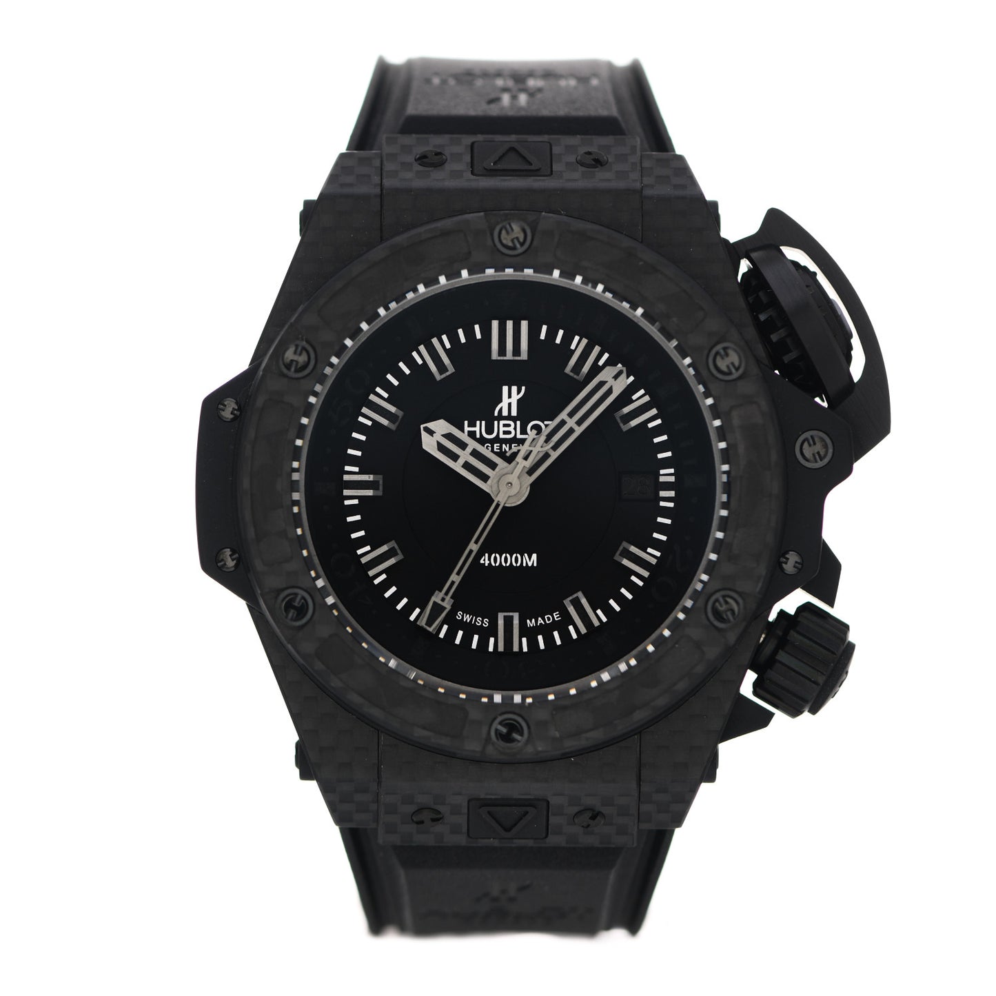 Carbon Rubber 48mm Big Bang King Power Oceanographic Automatic Watch Black 731.QX.1140.RX