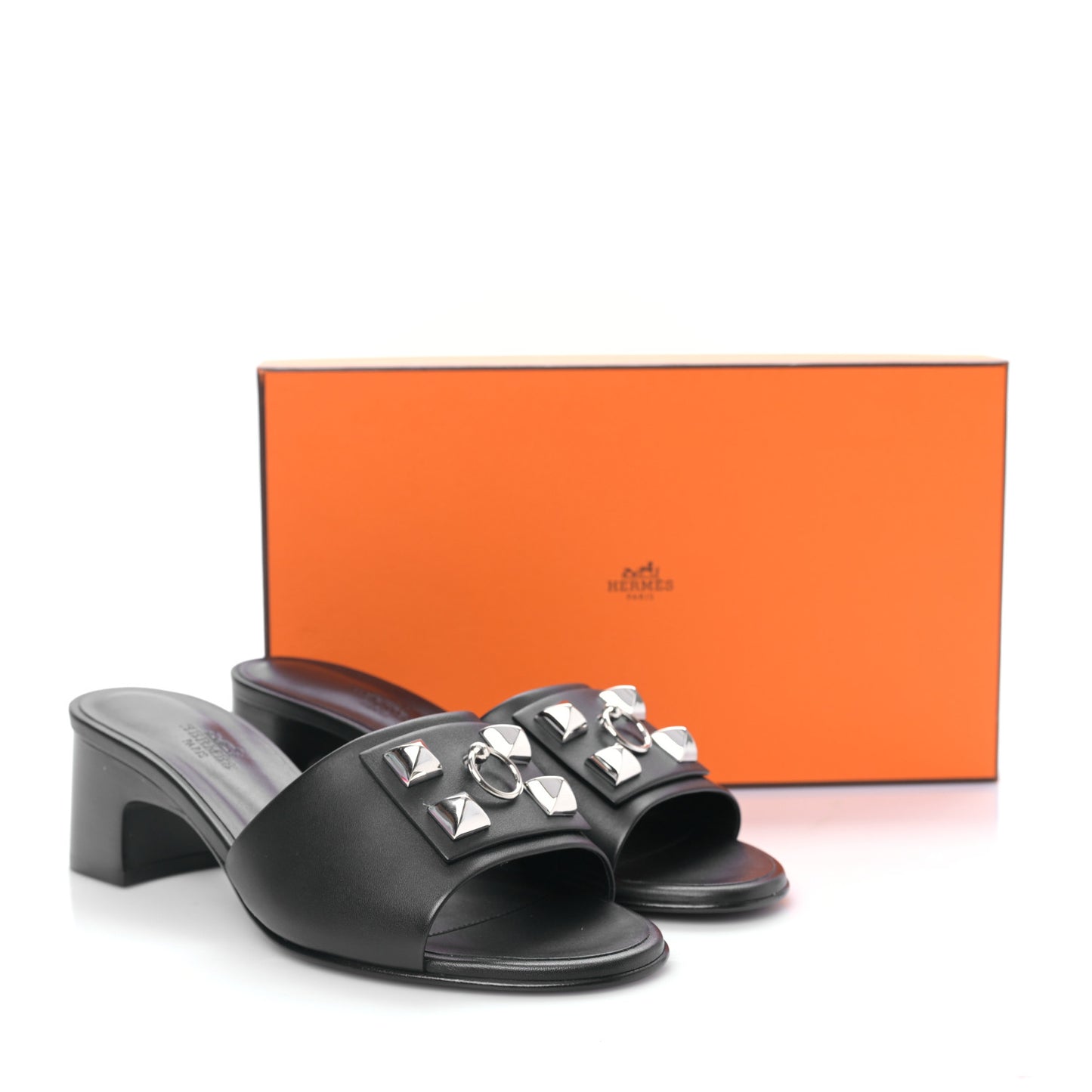 Calfskin Dreamy Sandals 37 Black