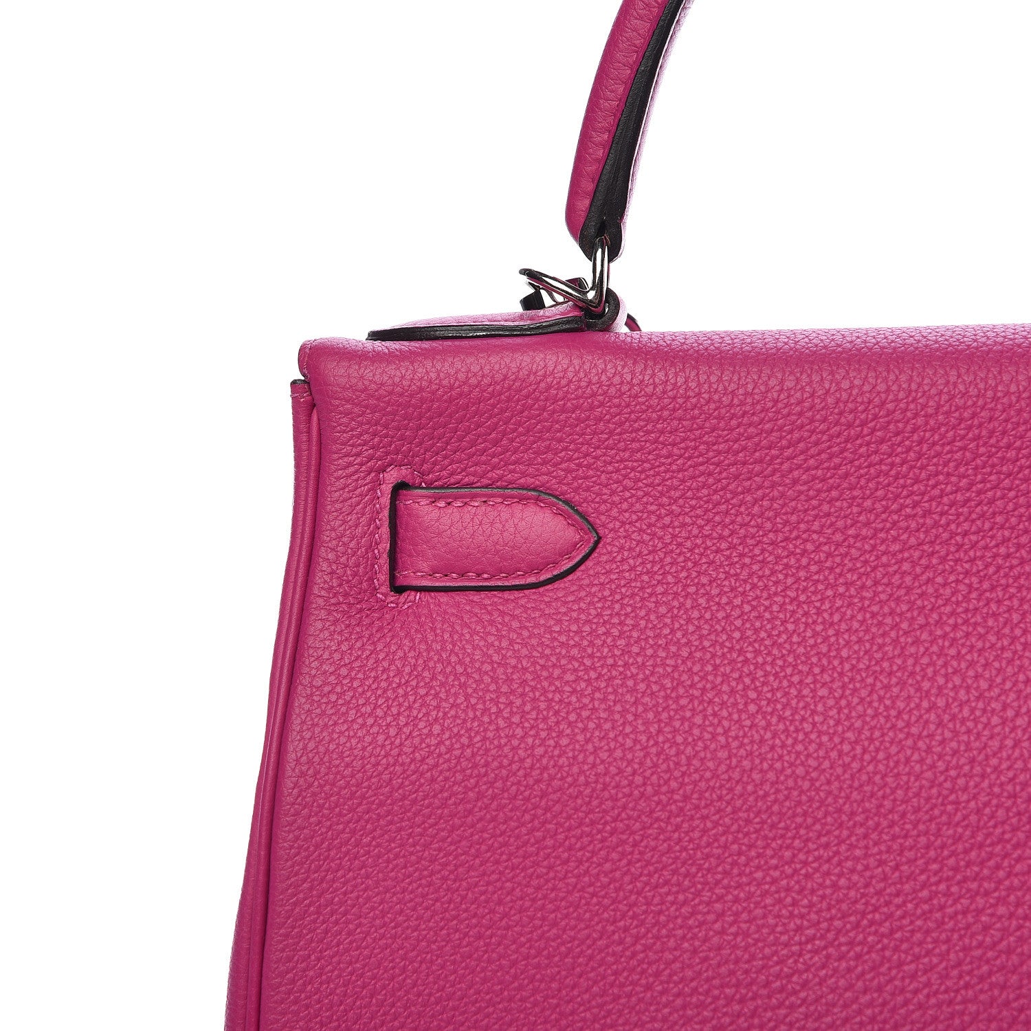 Hermes Togo Kelly Retourne 28 Rose Pourpre 10 of 42