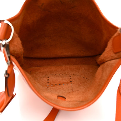 Hermes Taurillon Clemence Evelyne III PM Orange 5 of 17