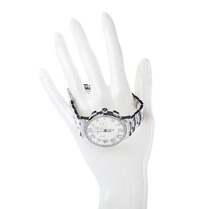 Tiffany Stainless Steel Diamond Bezel 36mm Atlas Dome Chronograph Quartz Watch 2 of 7