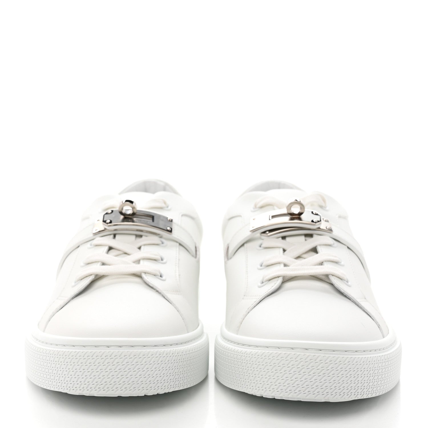 Hermes Calfskin Mens Day Sneakers 42.5 White 2 of 14