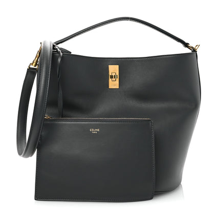 Celine Smooth Calfskin Bucket 16 Bag Grey 3 of 11
