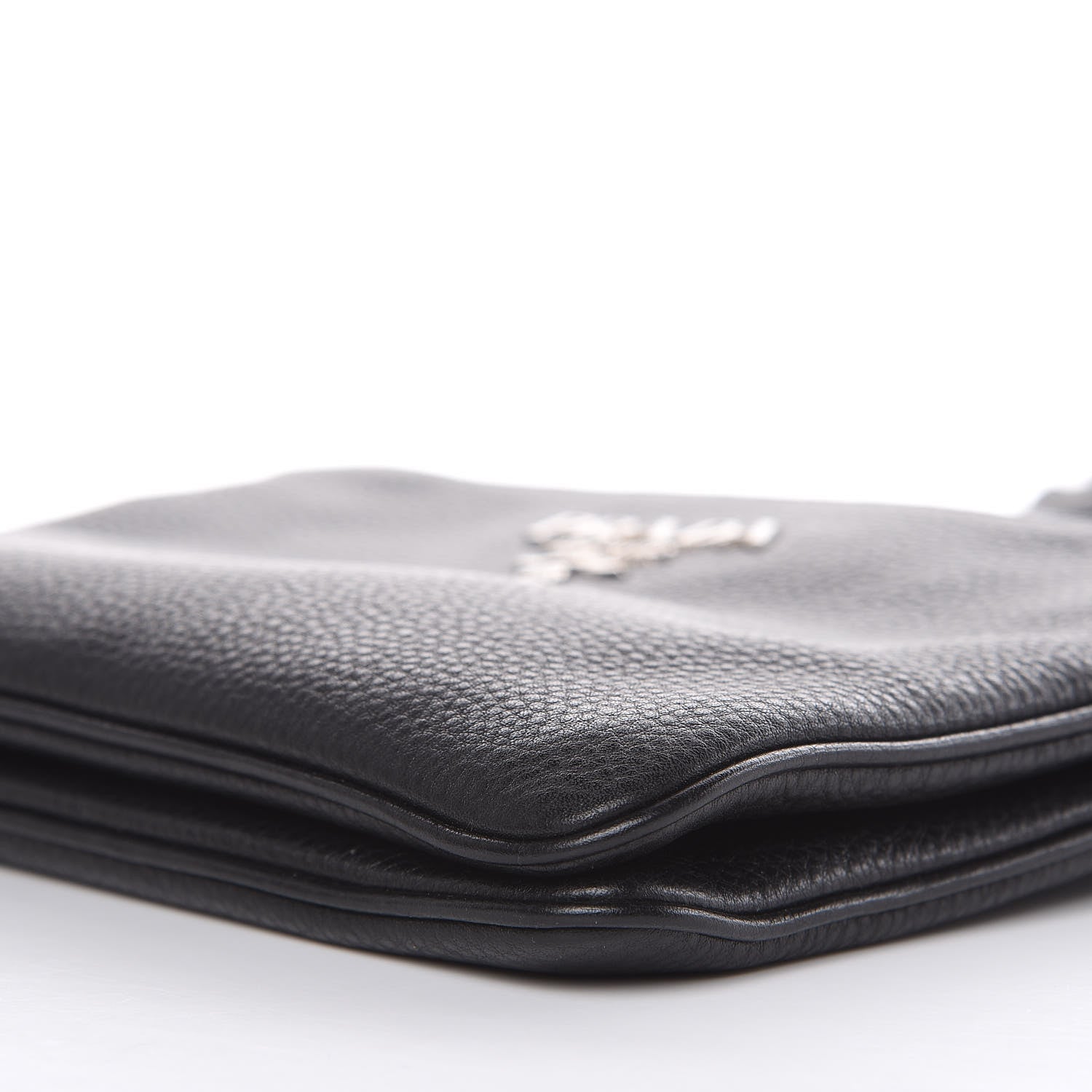 Prada Vitello Phenix Double Zip Crossbody Bag Black 9 of 11