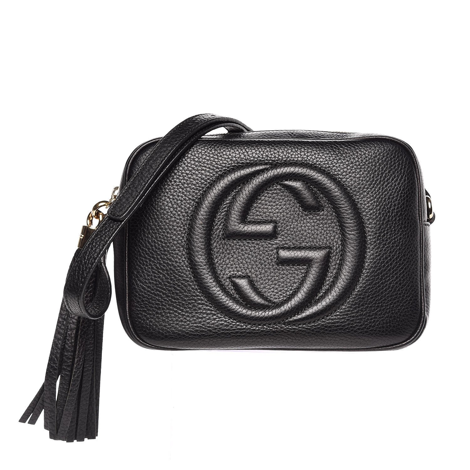 Gucci Pebbled Calfskin Small Soho Disco Bag Black 1 of 14