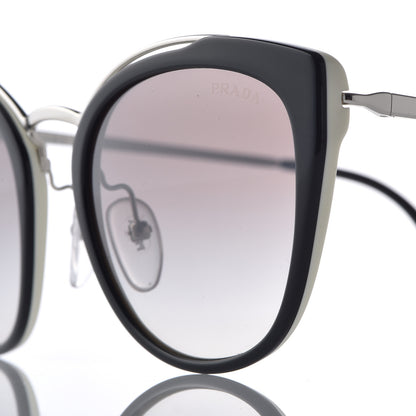 Prada Cat Eye Sunglasses SPR 20U Black 7 of 9
