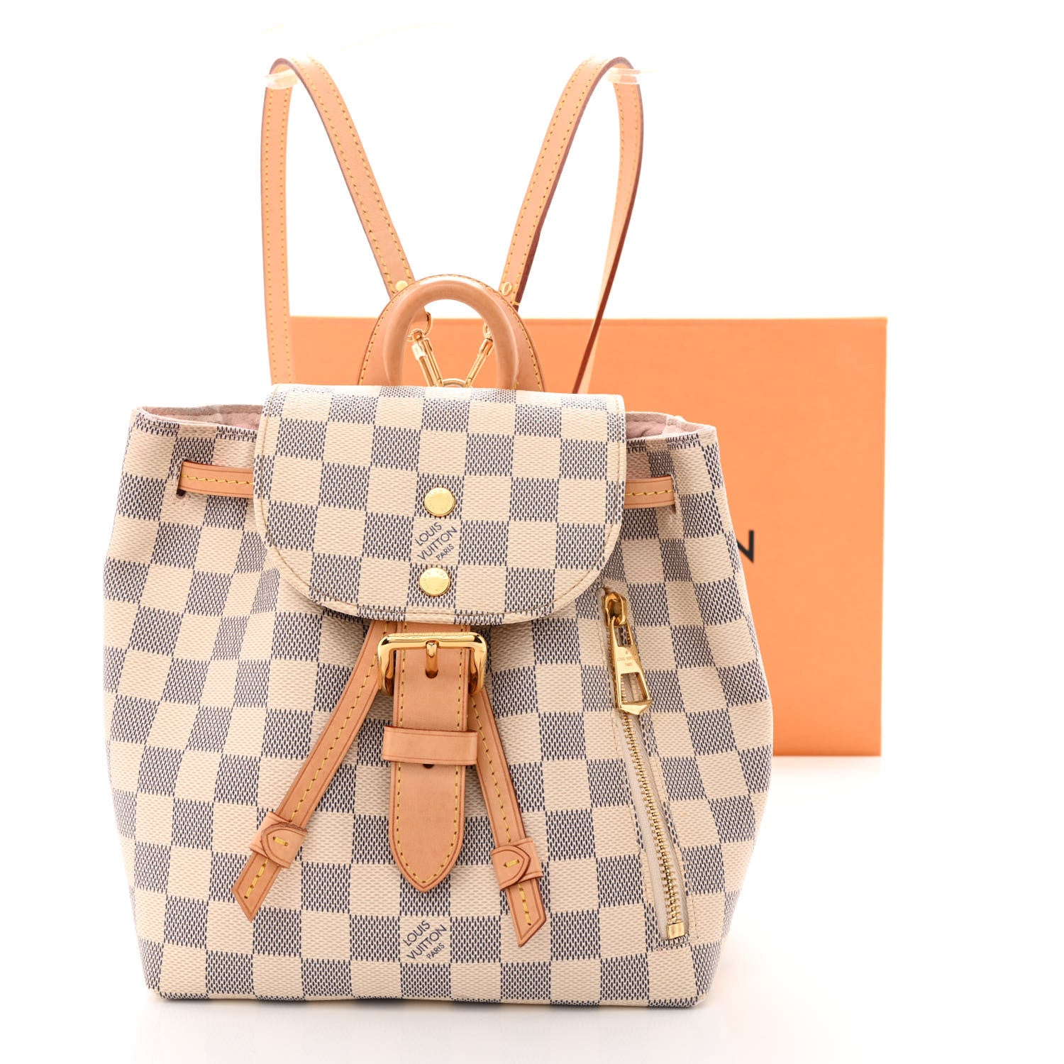 Louis Vuitton Damier Azur Sperone BB Backpack 10 of 10