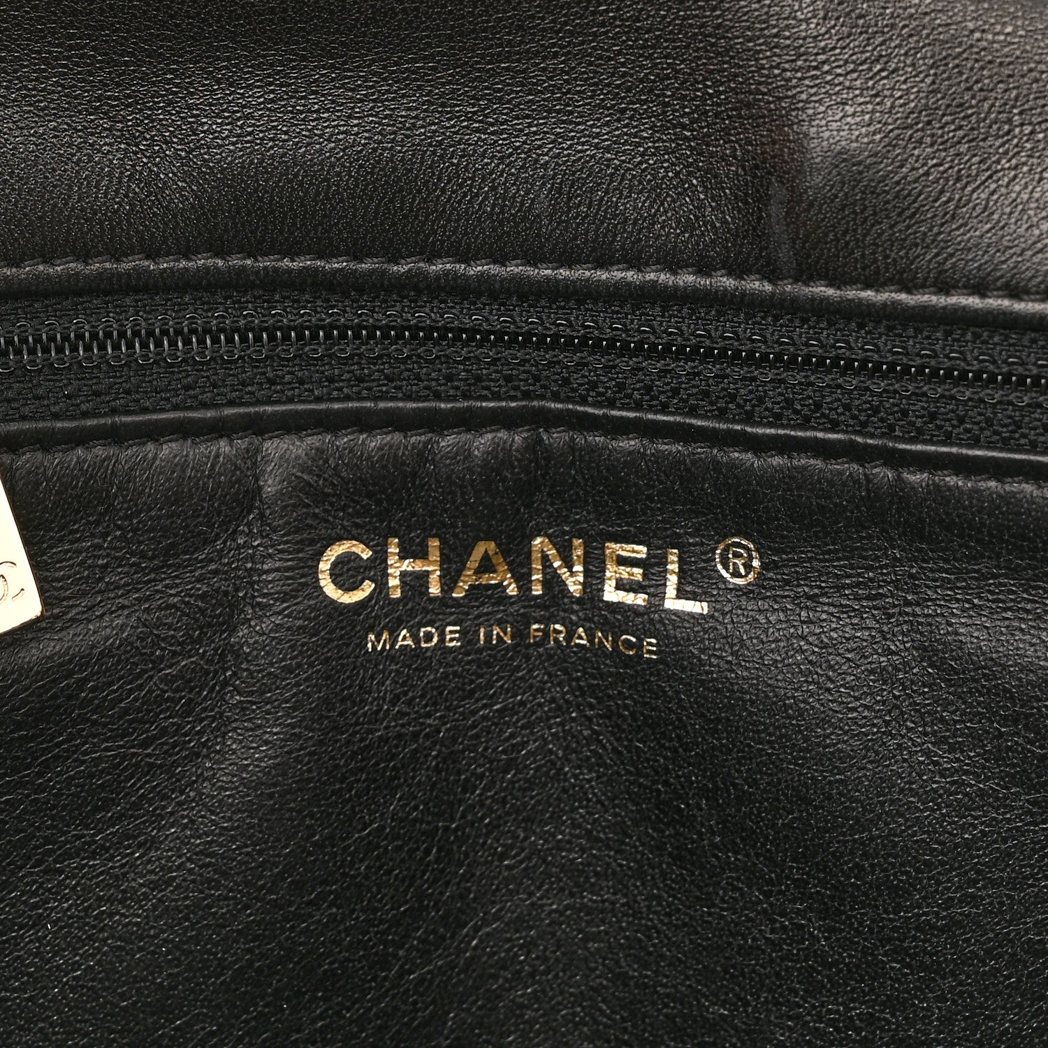 Chanel Patent Baguette Crystal CC Flap Bag Black 6 of 11