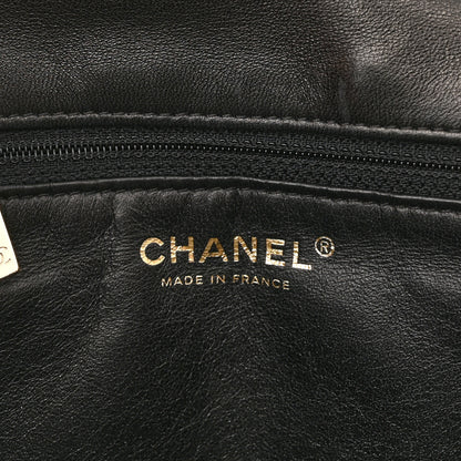 Chanel Patent Baguette Crystal CC Flap Bag Black 6 of 11