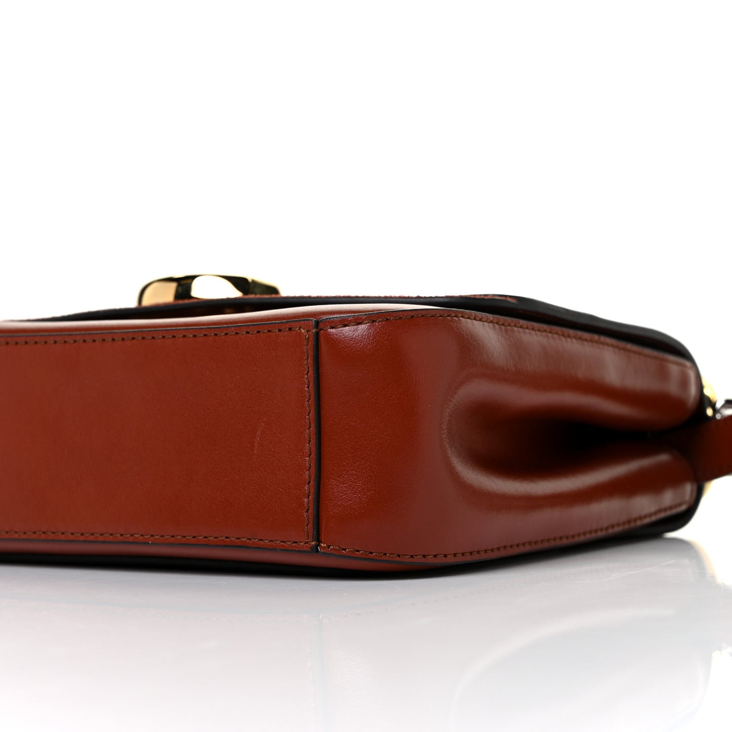 Calfskin Small C Double Carry Sepia Brown