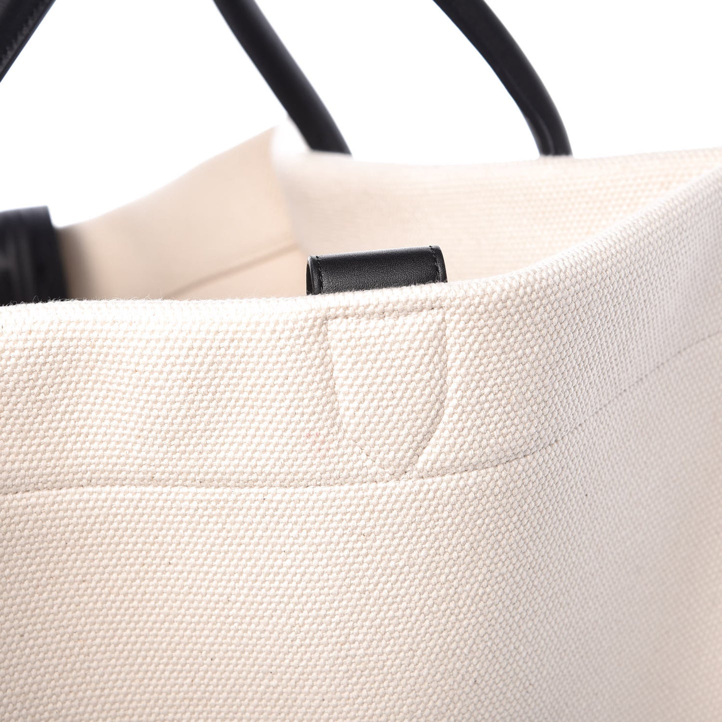 Cotton Canvas Medium Phantom Luggage White