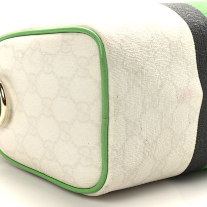 Gucci GG Plus Monogram Web Stripe Medium Joy Boston Green 8 of 9