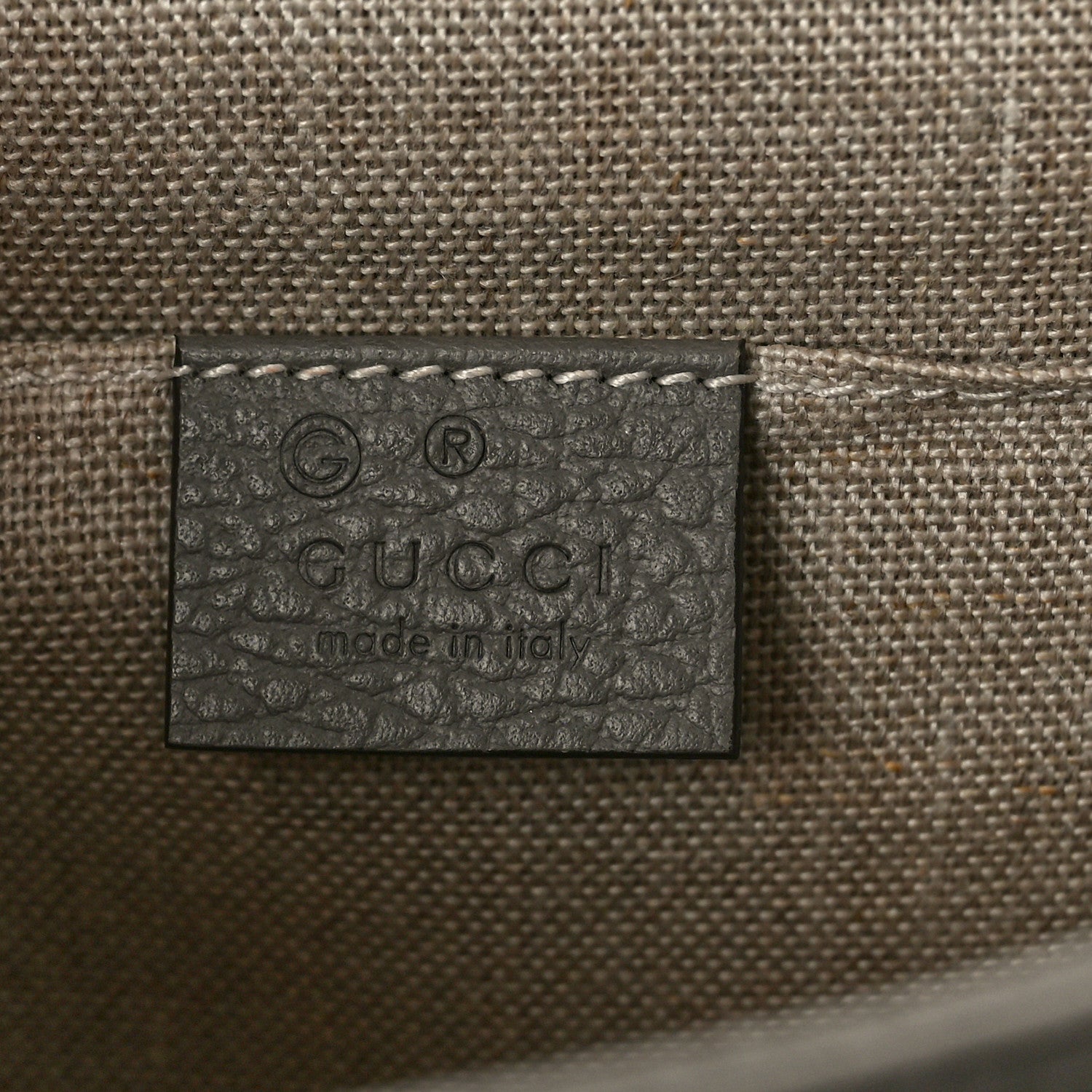 Gucci Dollar Calfskin Small Interlocking G Shoulder Bag Loess 6 of 10