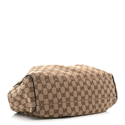 Gucci Monogram Medium Sukey Tote Beige Ebony Dark Brown 4 of 10