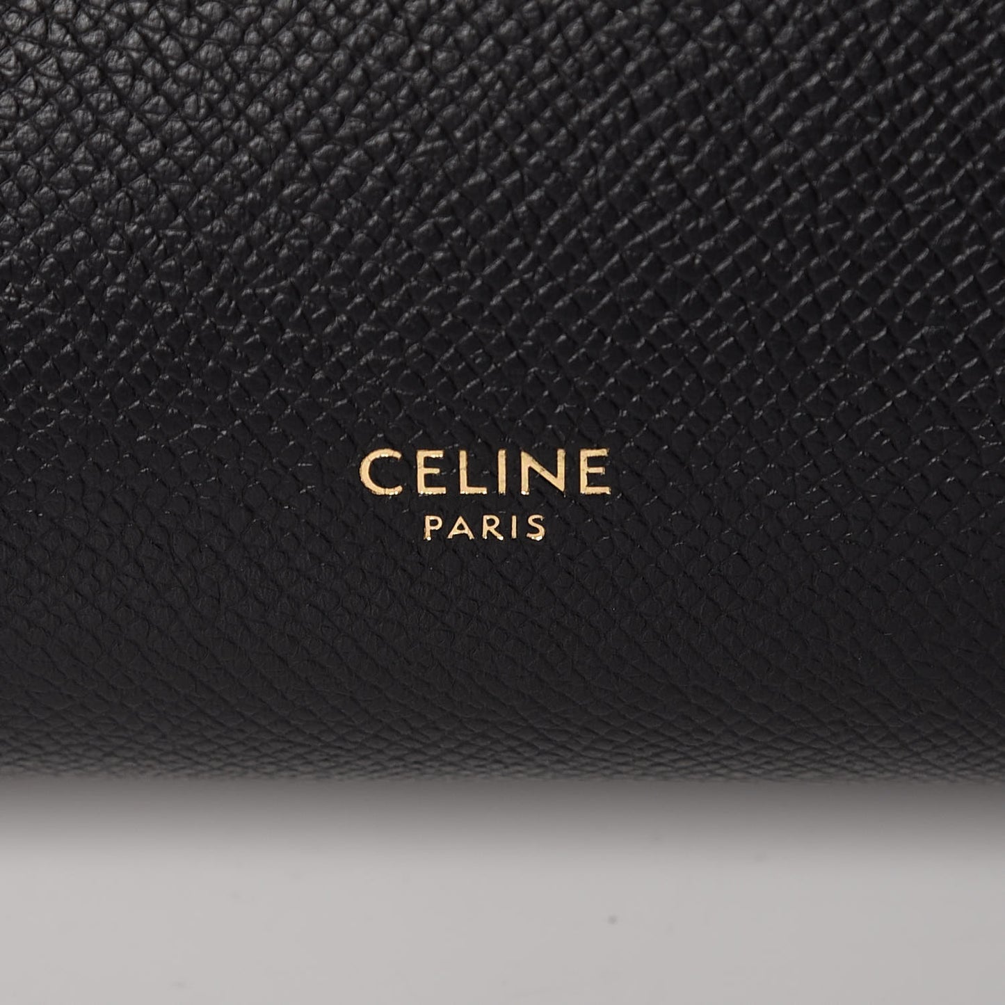 Grained Calfskin Nano Belt Bag Black