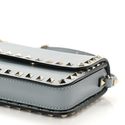 Valentino Garavani Vitello Rockstud Flap Crossbody Bag London Stone 8 of 8
