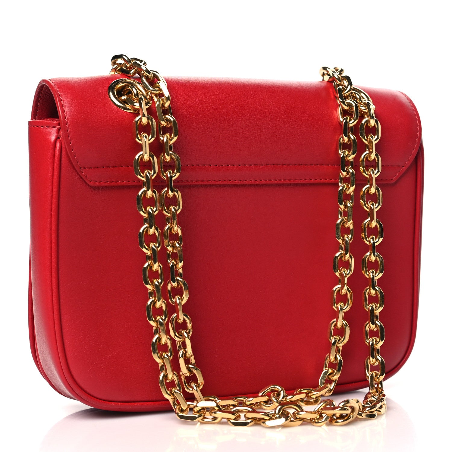Celine Shiny Calfskin Small C Bag Red 3 of 11