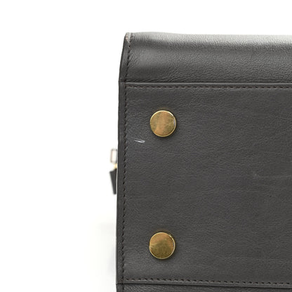 Saint Laurent Calfskin Small Monogram Cabas Grey 12 of 13