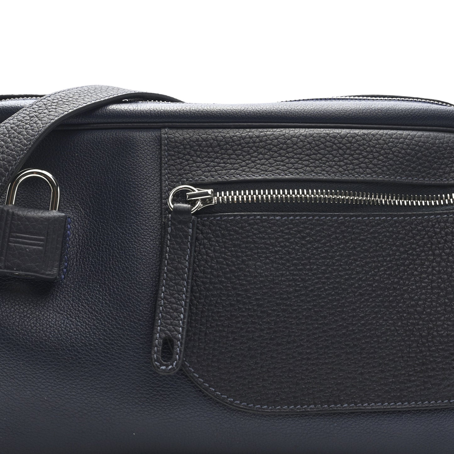 Evercolor Taurillon Clemence Petit Courrier Bag Bleu Nuit Caban