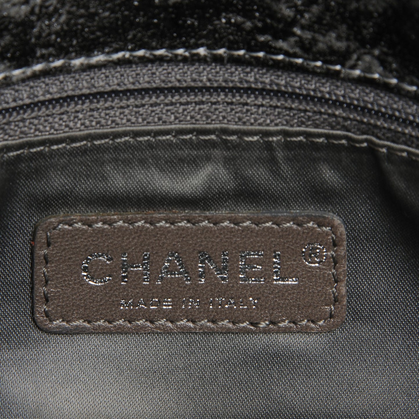 Vinyl Quilted Small Melrose Degrade Flap Black