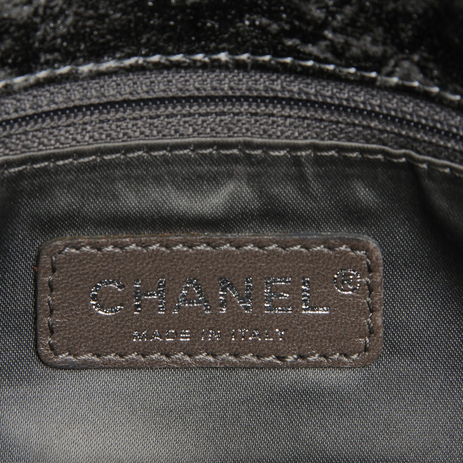 Chanel Vinyl Quilted Small Melrose Degrade Flap Black 6 of 9