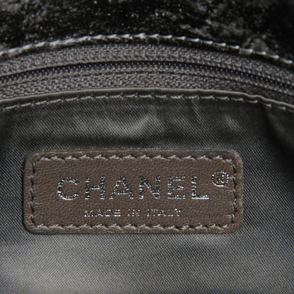 Chanel Vinyl Quilted Small Melrose Degrade Flap Black 6 of 9