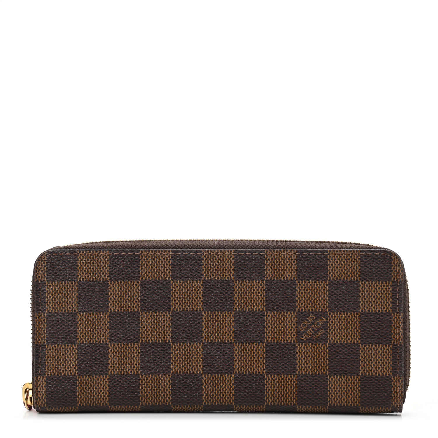Louis Vuitton Damier Ebene Clemence Wallet Cherry 1 of 7