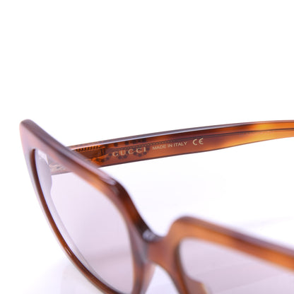 Gucci Square Frame Crystal Sunglasses GG 0418S Tortoiseshell 6 of 8
