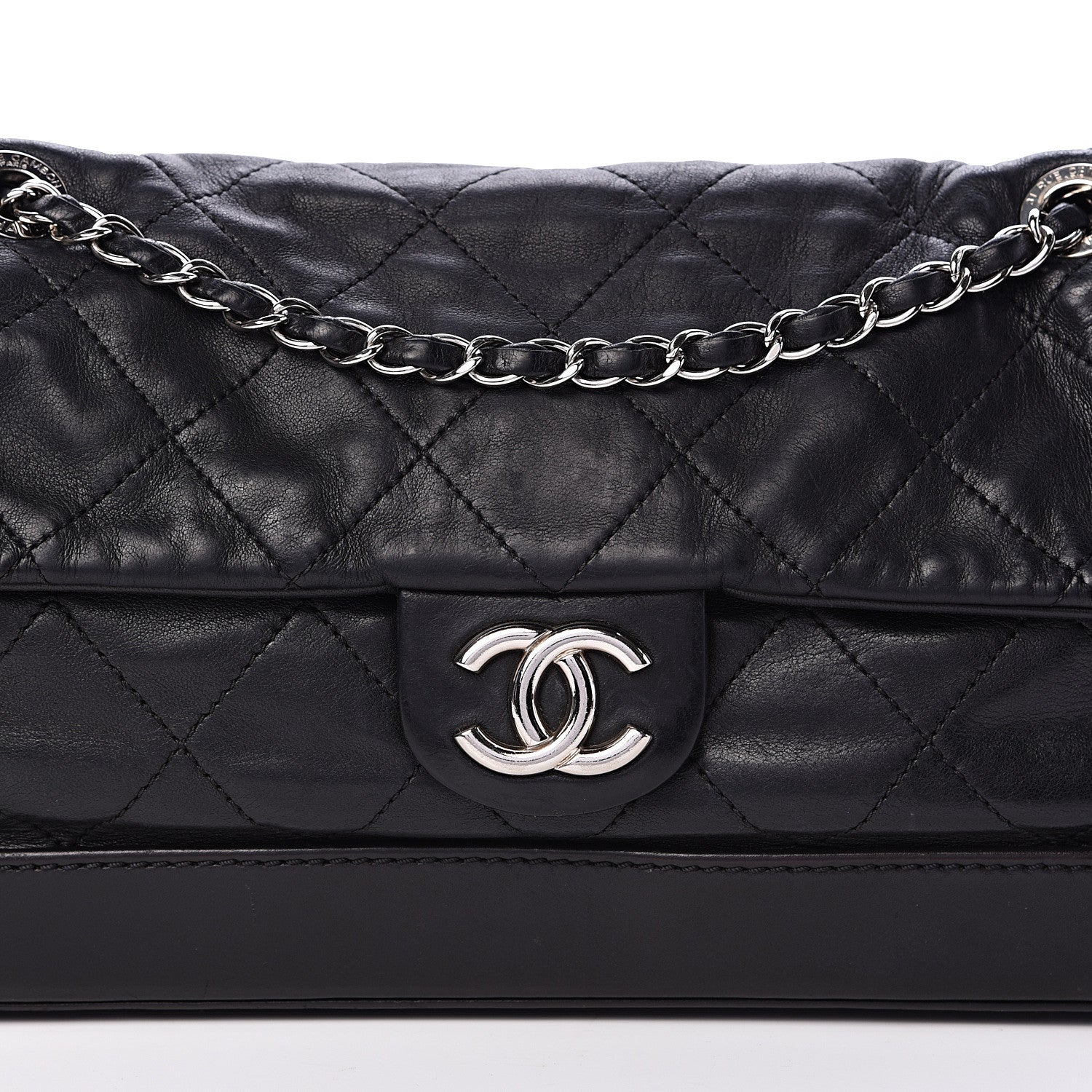 Chanel Calfskin Quilted VIP Flap Black 7 of 12