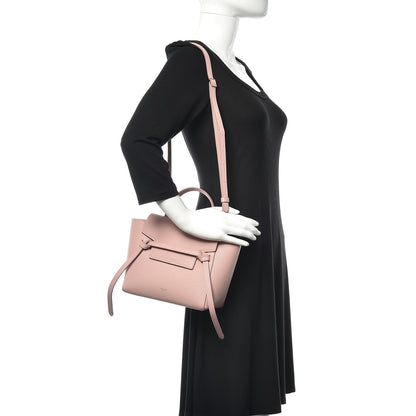 Celine Grained Calfskin Nano Belt Bag Vintage Pink 2 of 9