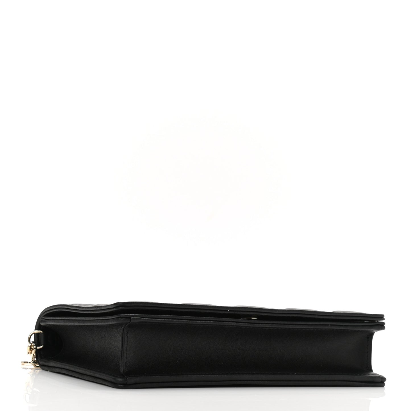 Lambskin Cannage Lady Dior Pouch Black