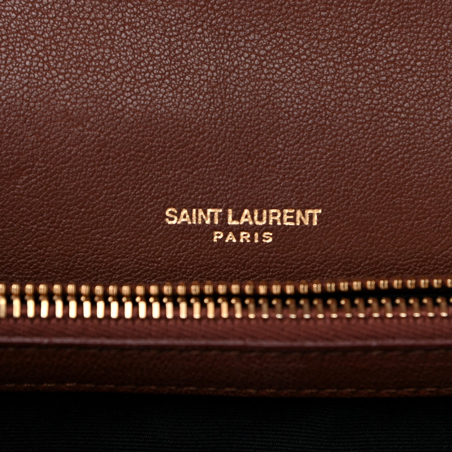 Saint Laurent Sheepskin Matela5sse Chevron Monogram Medium College Bag Brandy 6 of 10