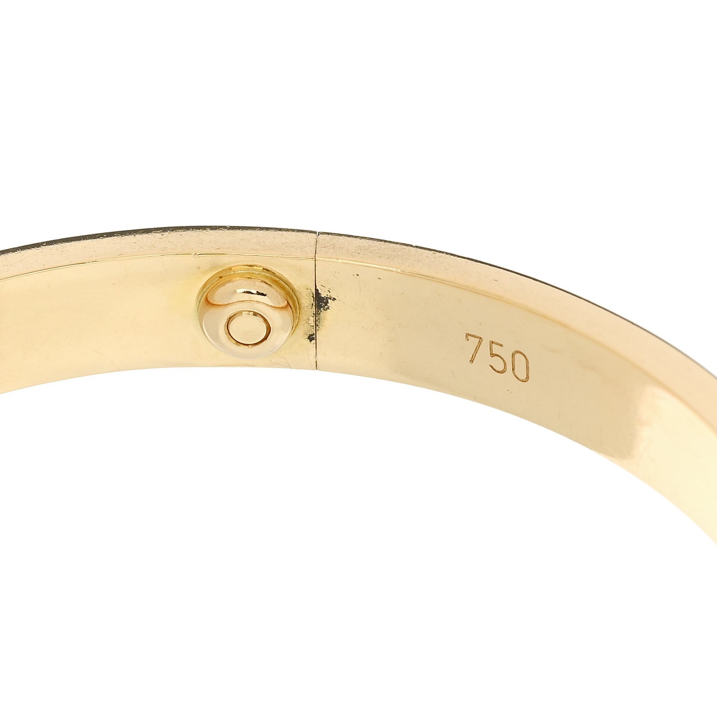 18K Yellow Gold LOVE Bracelet 17