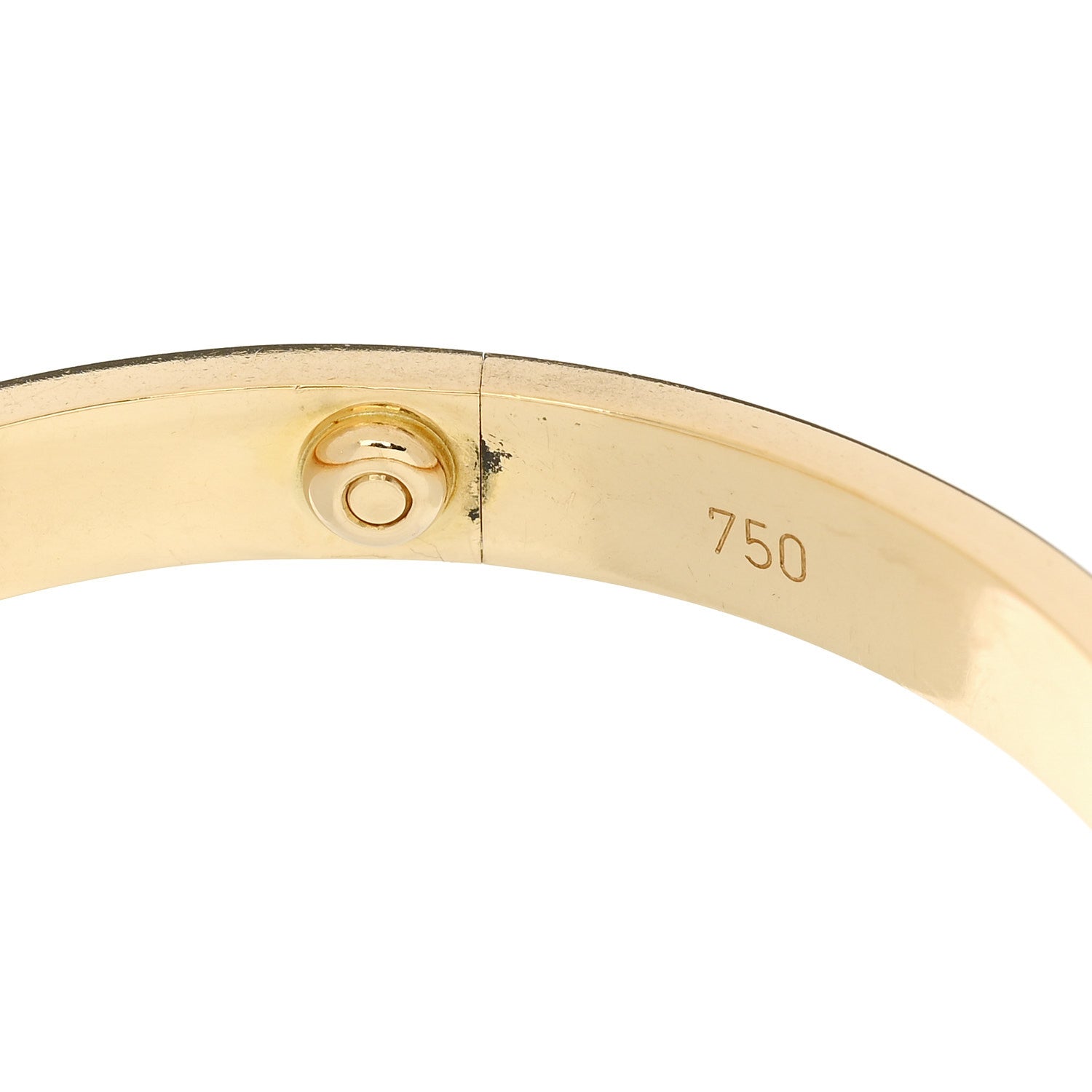 Cartier 18K Yellow Gold LOVE Bracelet 17 6 of 8