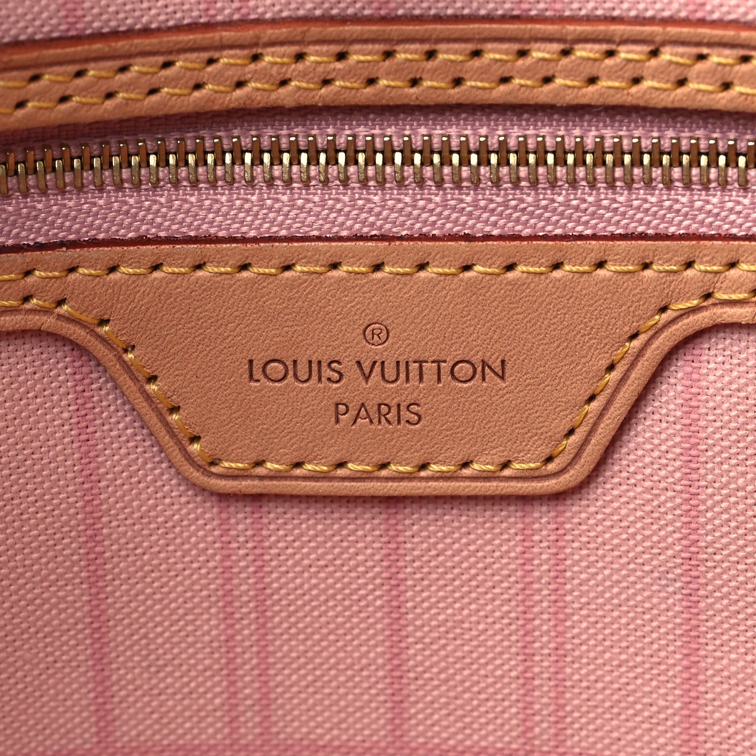 Louis Vuitton Damier Azur Neo Neverfull MM Rose Ballerine 7 of 12