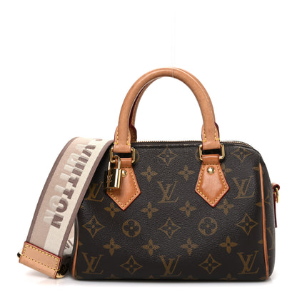 Louis Vuitton Monogram Speedy Bandouliere 20 Beige 1 of 9