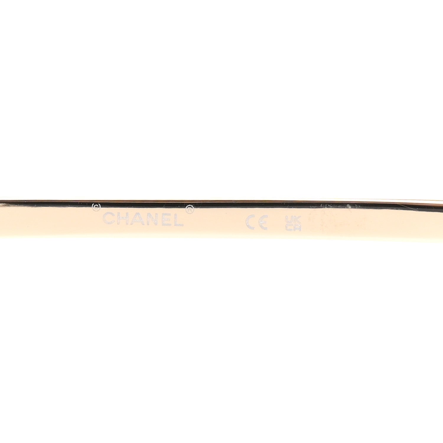 Chanel Metal Shield Sunglasses 71507 Gold 5 of 7