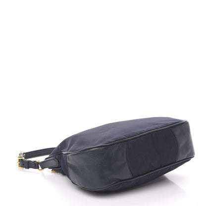 Prada Tessuto Nylon Saffiano Hobo Baltico 5 of 12