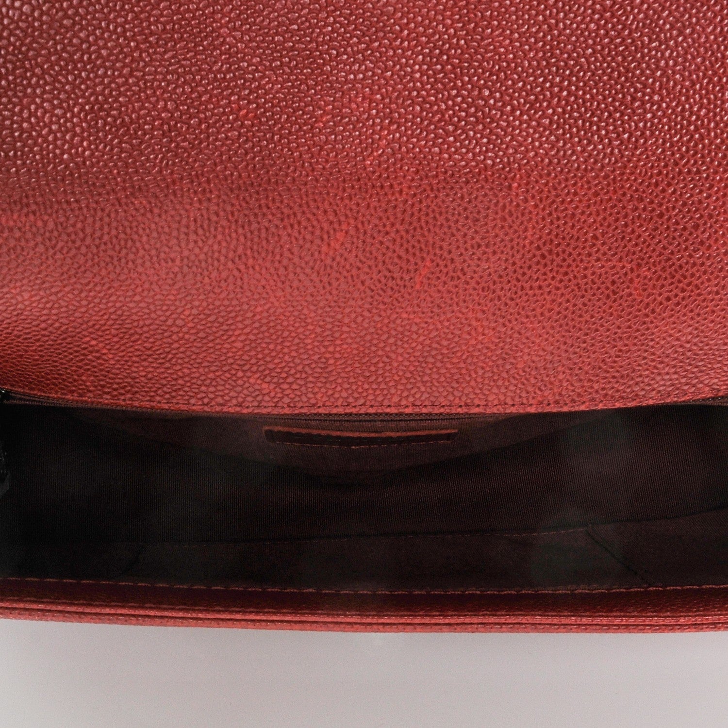 Chanel Caviar Quilted New Medium Boy Flap Dark Red 5 of 7