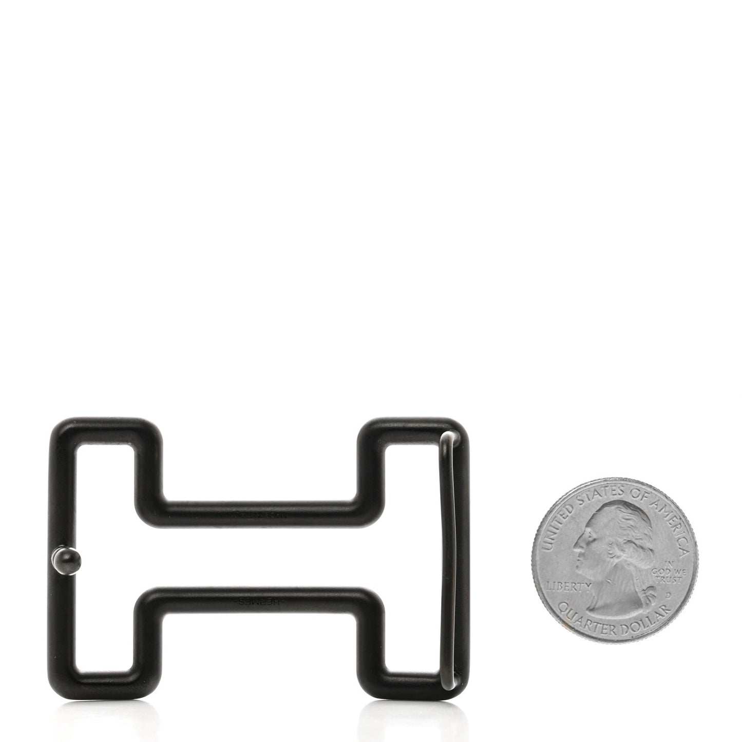 PVD Plated 32mm Tonight Belt Buckle Black