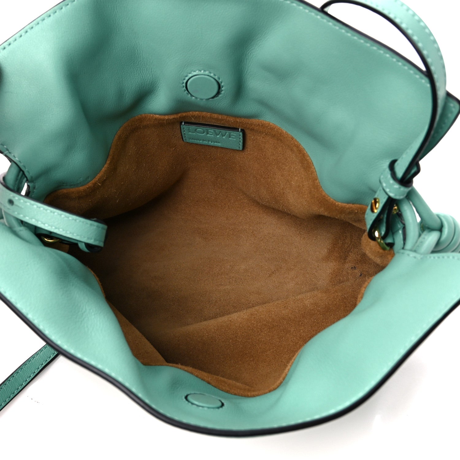 Loewe Calfskin Small Flamenco Knot Bag Fresh Mint 5 of 11