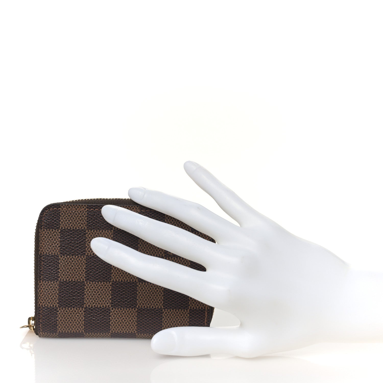 Louis Vuitton Damier Ebene Zippy Coin Purse 2 of 8