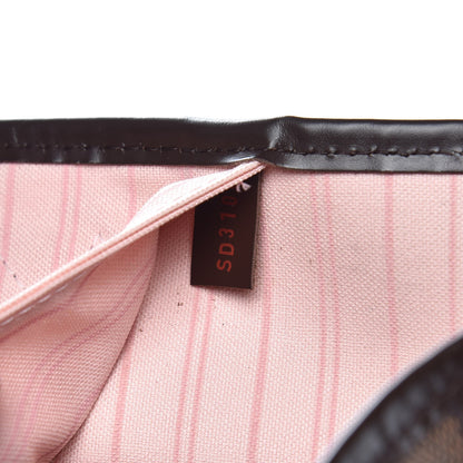 Louis Vuitton Damier Ebene Neo Neverfull MM Rose Ballerine 8 of 15