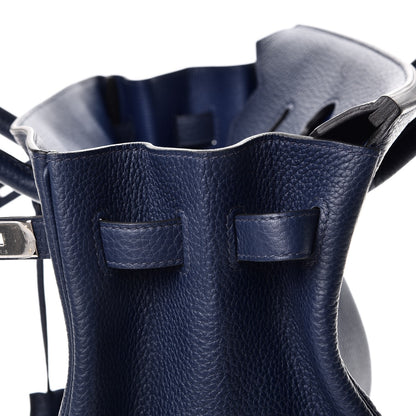 Hermes Taurillon Clemence Birkin 35 Bleu Saphir 13 of 38